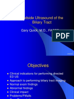 Bedside Ultrasound of The Biliary Tract: Gary Quick, M.D., FACEP