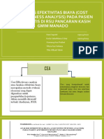 Analisis Efektivitas Biaya (Cost Effectiveness Analysis)