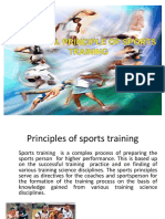 Principles of Sports Trainig