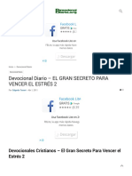 Devocional Diario - EL GRAN SECRETO PARA VENCER EL ESTRÉS 2 Devocional Diario - Org - Devocionales Diarios Biblia