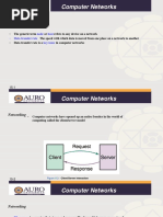 Computer Networks: Networking