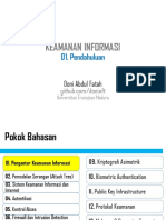 Keamanan Informasi - Pendahuluan