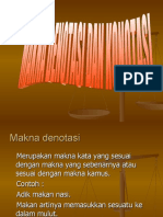 Makna Denotasi Dan Konotasi