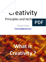 Creativity: Principles and Techniques