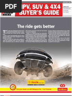 The Ride Gets Better: MPV, Suv & 4X4 Buyer'S Guide