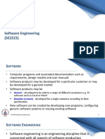 Software Engineering (SE2223) : Ibrar Arhsad Ibrar - Arshad@cust - Edu.pk
