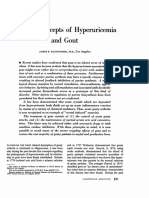 Current Concepts of And: Hyperuricemia Gout