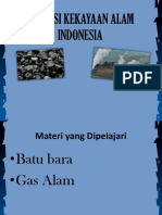 1. Potensi Kekayaan Alam Indonesia Batubara Gas Alam