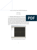 Welds in Pro/E and ANSYS Workbench