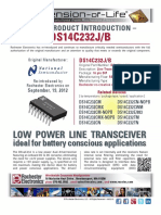 DS14C232J/B: Low Power Line Transceiver