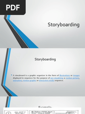 Storyboarding