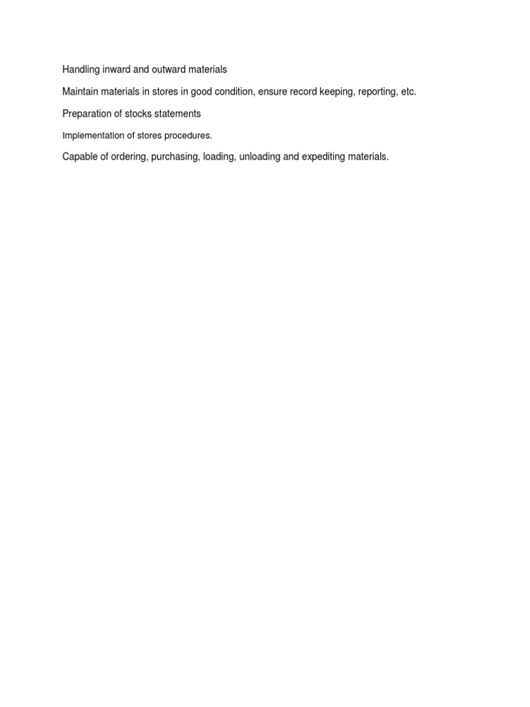 Effective Materials Management Guide | PDF