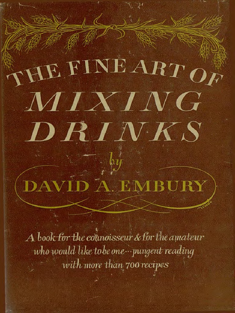 Collectif1806-1948_THE_FINE_ART_OF_MIXING_DRINKS_US.pdf | Cocktails | Cakes