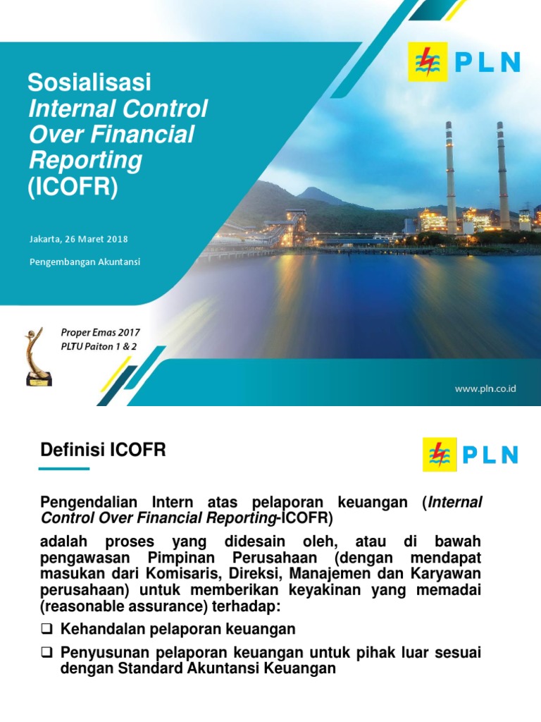 Sosialisasi dan Implementasi ICOFR PLN | PDF