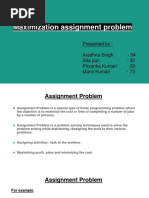 Understanding the Assignment Problem | PDF | Operations Research ...