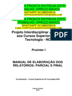 Prointer I - NC - CST - 2019 - 1 Temos A Pronta Entrega Whatsapp 91988309316