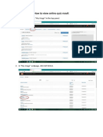 How To View Online Quiz Results