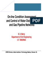 On-Line Condition Assessment and Control of Water Distribution and Gas Pipeline Networks