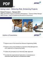 Engineering Safety: Going Lower - Reducing Risk, Enhancing Projects