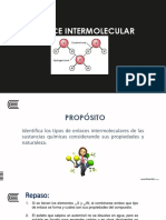 Enlaces intermoleculares: tipos y propiedades