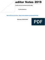 Senior Auditor Notes 2019 PDF