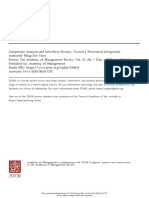 Competitor Analysis and Intra Firm Rivalry - A Theoretical Integration PDF