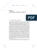 Oscillations and Fourier Analysis: 2.1 Oscillatory Motion in Matter