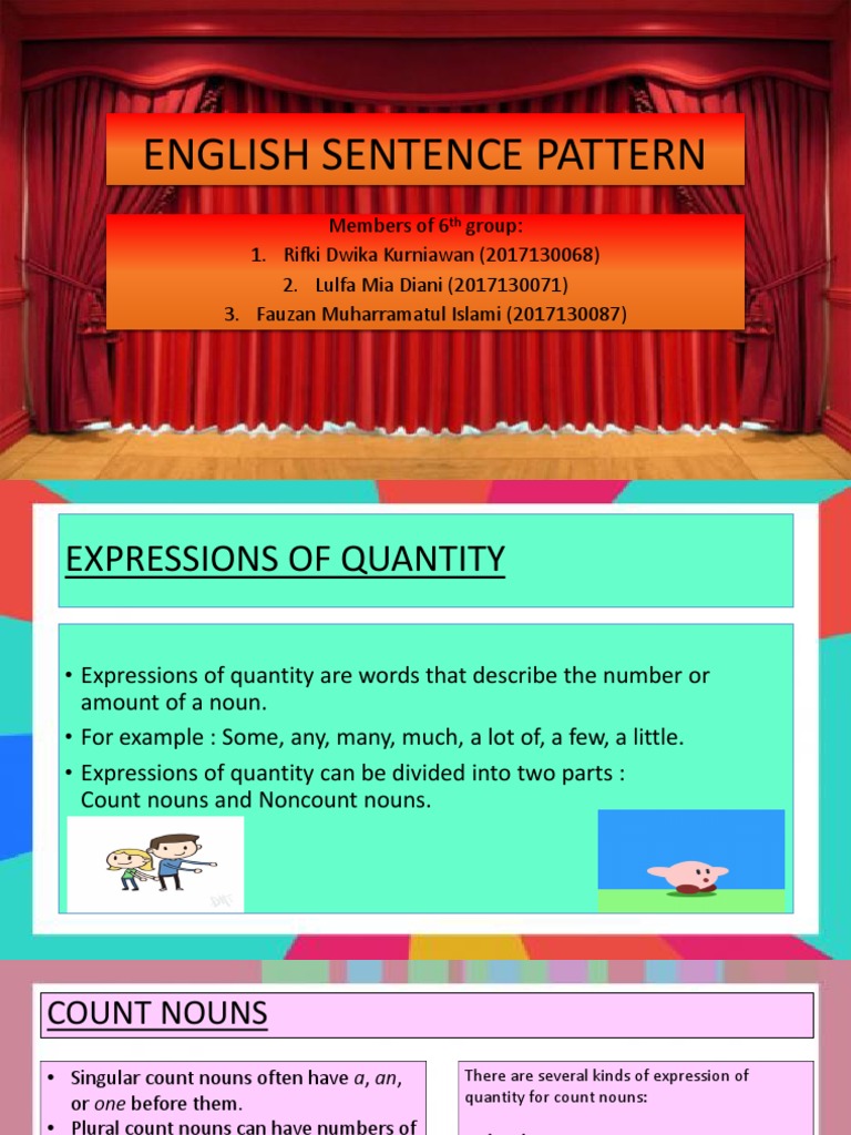 Expressions of Quantity PDF Grammatical Number Noun