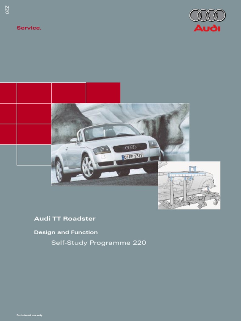 Audi TT Roadster Soft Top Guide | PDF | Piston | Cylinder (Engine)