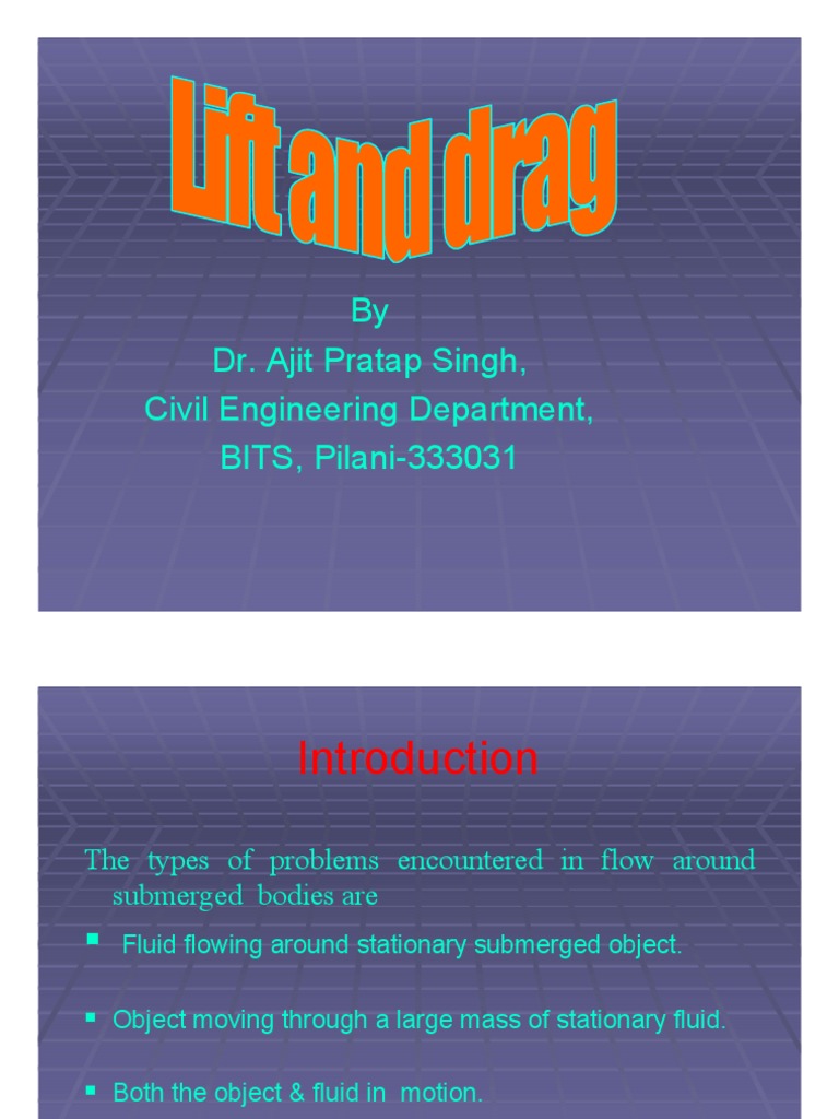 Understanding Drag and Lift Forces | PDF | Drag (Physics) | Reynolds Number