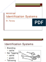 Animal Identification Systems: Dr. Farooq