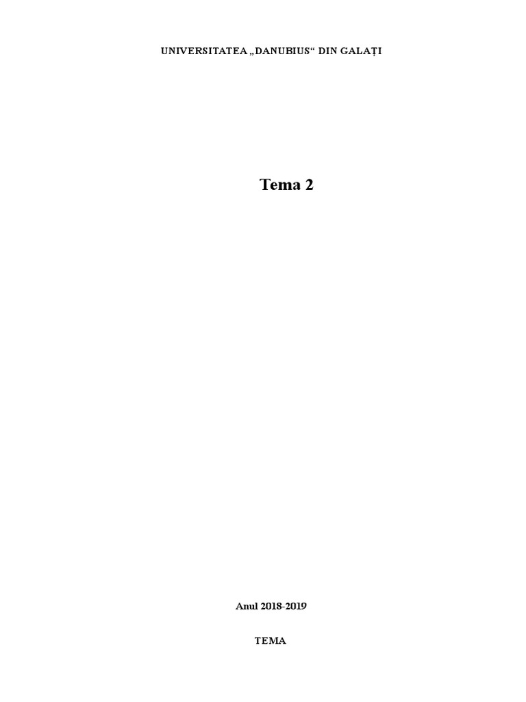 Tema 2 | PDF