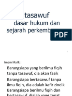 Dasar Hukum Bertasawuf