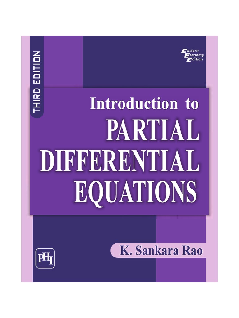 Rao K S Introduction To Partial Differential Equations 11 Pdf Partial Differential Equation Wave Equation