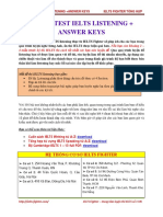 101 Bài Test Ielts Listening PDF