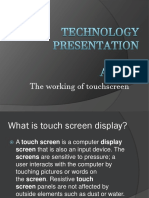 The Working of Touchscreen