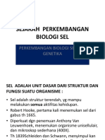 Sejarah Perkembangan Biologi Sel