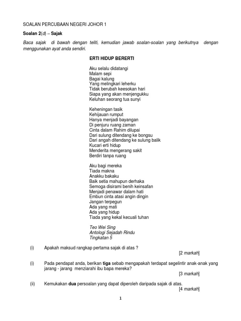 Soalan Bm Pdf