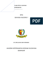 RPS Bahasa Inggris 1 - 2017-2018