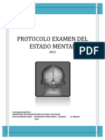 Protocolo Examen Mental 1