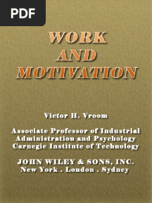 WORK - AND - MOTIVATION - Victor Vroom PDF