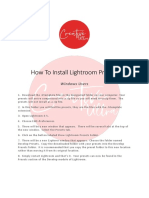 How To Instal Lightroom Presets