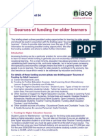 84 Sources of Funding For Older Learners