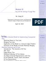 Cosequential Processing and The Sorting of Large Files: Mr. Balaji N