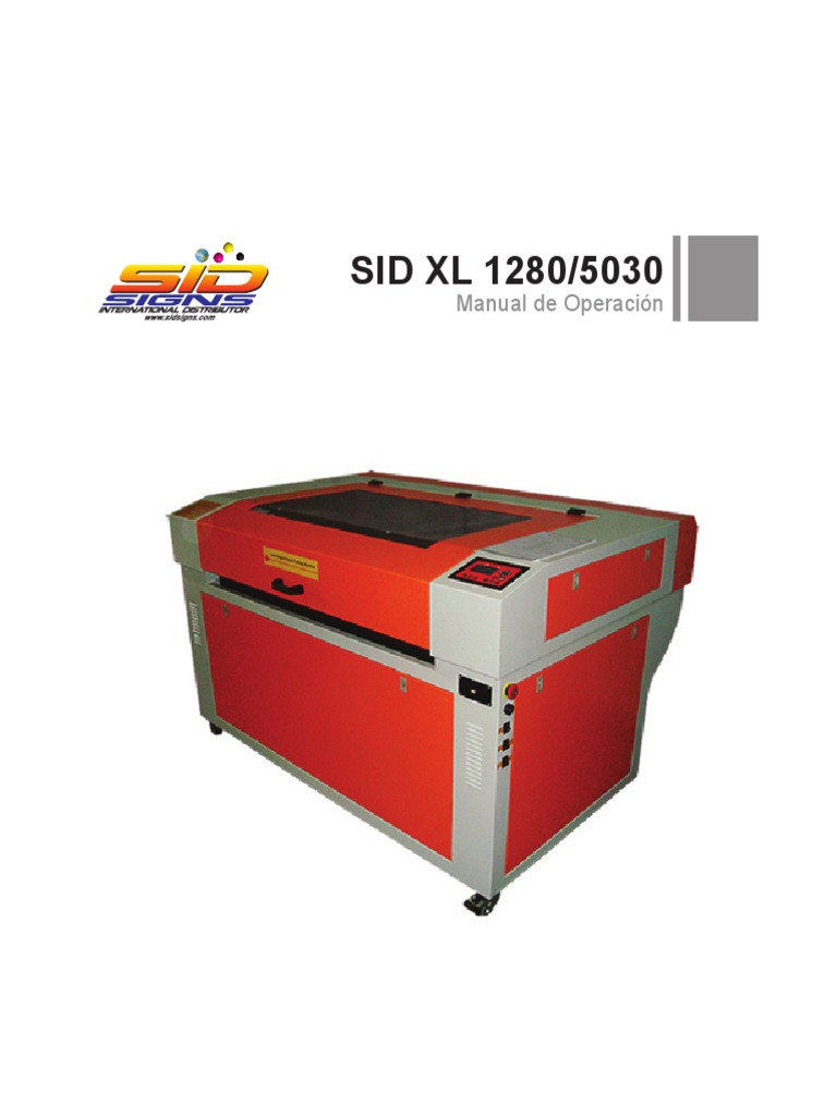 SID SIGNS XL 1280-5030 Laser Manual SP PDF | PDF | Láser | Bomba