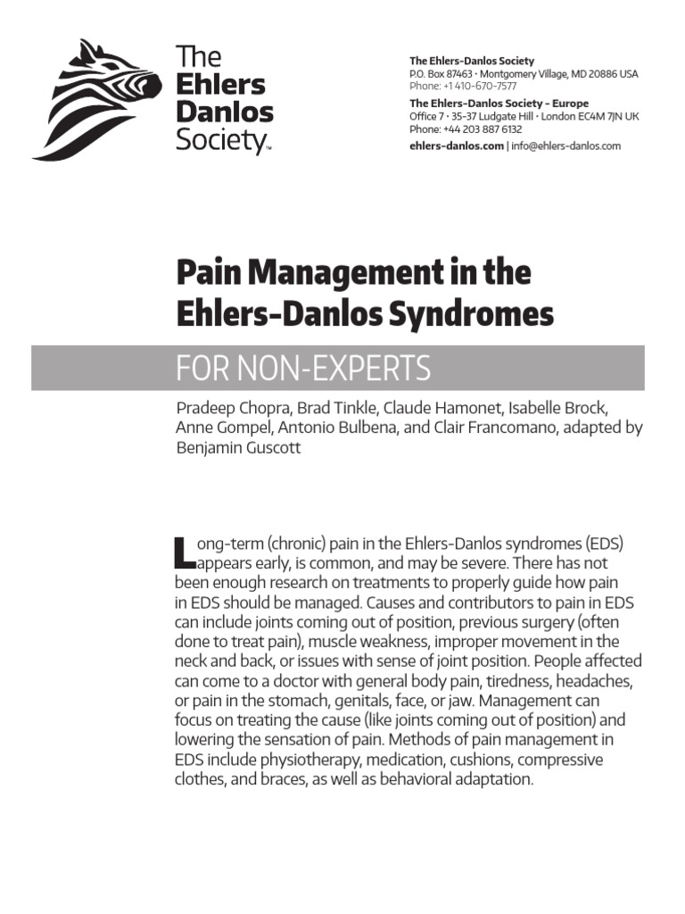 EDS Pain Management Guide | PDF | Chronic Pain | Pain