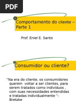 Comportamento do cliente Introdução