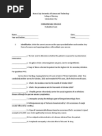 Sample Exam on Community Health Nursing (Communicable Diseases)