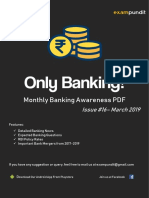 Only Banking - Banking Awareness PDF - March 2019 - From Exampundit - in PDF