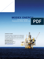 Modex Energy Company Porfolio - 2019